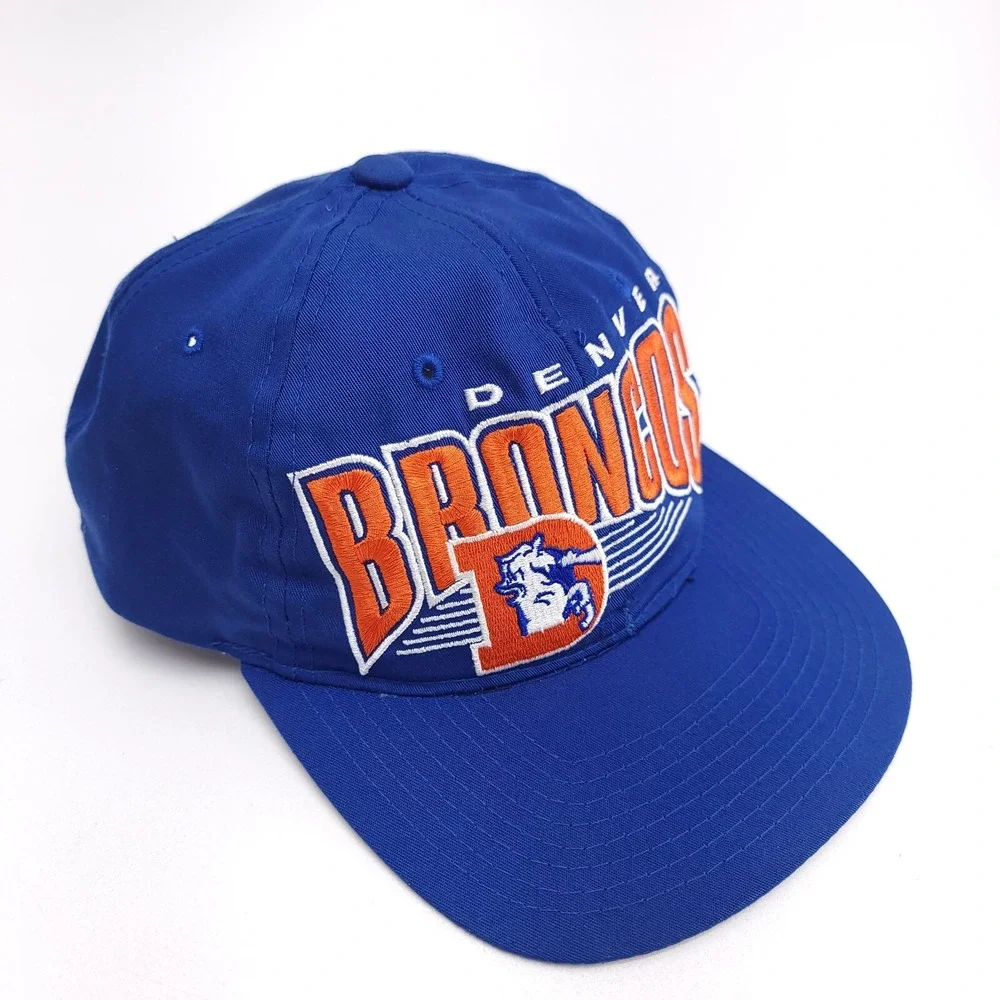 Vintage‎ 90's Denver Broncos STARTER Hat Cap Snap Back Team NFL Embroidered